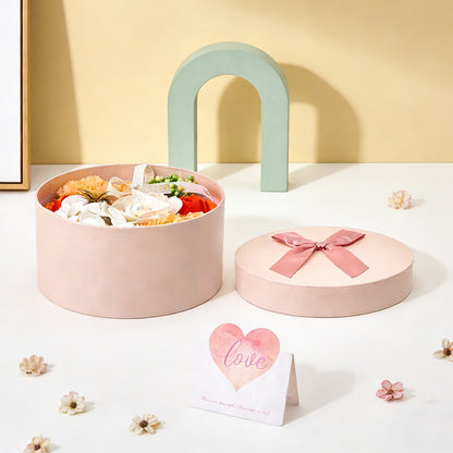 Bath Soap Gift Box, Artificial Flower Bouquet, card, Scented Rose Petal Gift for Valentine'S Day Anniversary, Christmas, Birthday Gift for Women, Girlfriend, Wife