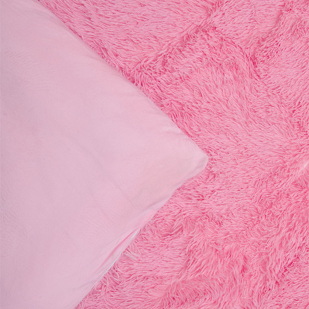 Plush Fleece Duvet Cover Set – Single to Super King