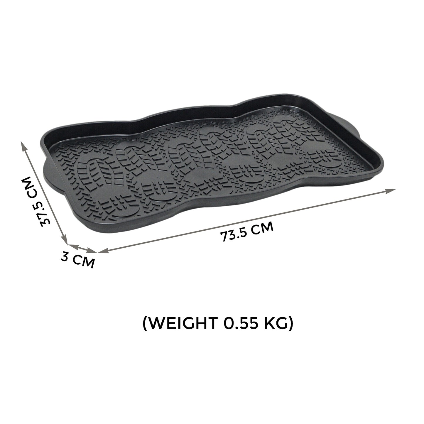 Shoes Tray, Boot Plastic Tray, Multipurpose Non Slip Design Foot Bath Tray, Shoe Drip Tray for Rain Boots, Waterproof Drip Trays Indoor & Outdoor/Garden