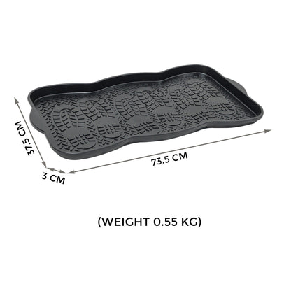 Shoes Tray, Boot Plastic Tray, Multipurpose Non Slip Design Foot Bath Tray, Shoe Drip Tray for Rain Boots, Waterproof Drip Trays Indoor & Outdoor/Garden