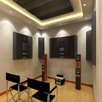 12pcs Sound Absorbing Foam Board, Office/home/recording Room Wall Sound Deadening Board, Bass Sound Deadening Board, Dimensions 12*12*24cm