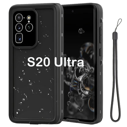 Waterproof Case For Samsung Galaxy S20 FE S20 Plus S20 Ultra 5G IP68 Full Body Protection Shockproof Dustproof Built-in Screen Protector Phone Case