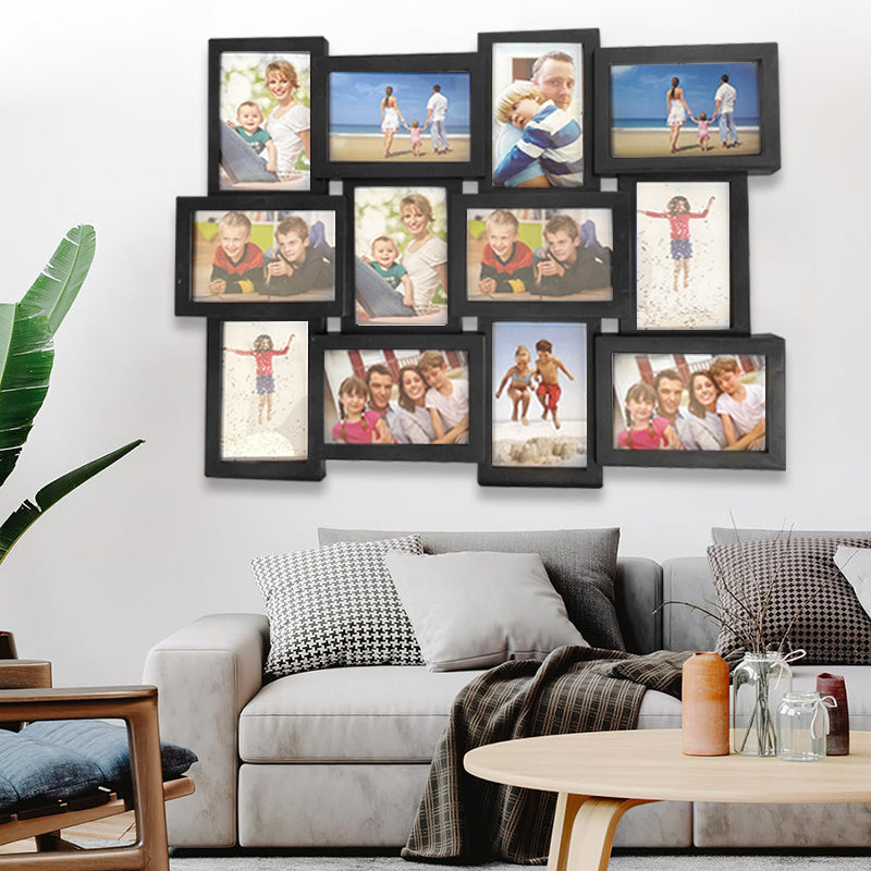 UK Multi Picture Frame Collage Aperture Photo Frames Holds 30.48 - 15.24cmx10.16cm Photos