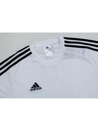 Adidas Climalite T Shirt Top Kids Boys Girls Football - Order One Size Larger As Small Fitting - Measure Chest & Check Against Attached 'Size Guide.'