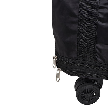 Travel Duffle Bag with Removable Wheels, Luggage, Suitcases, Expandable Sports Gym Bag for Women Men, Dry Wet Holdall Luggage Weekend Overnight Bags for Swimming