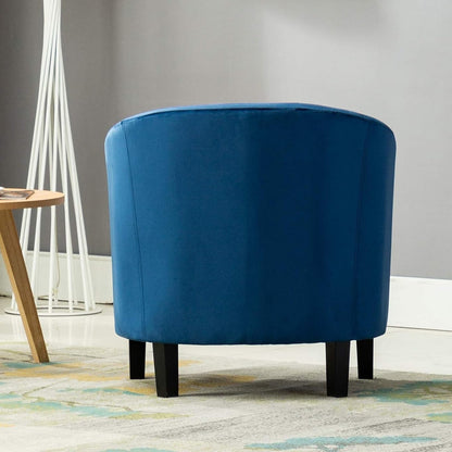 Velvet Chair Fabric Tub Chair Armchair club Chair for Dining Living Room & Cafe