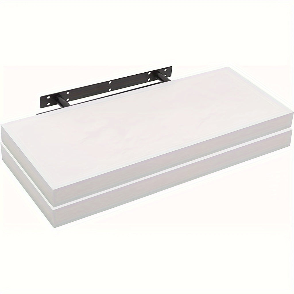 2pcs Wall Shelf Wall Shelf Book Shelf Shelves for Decoration Wall Shelves Made Of MDF Wood, Set Of 2 Hanging Shelves White