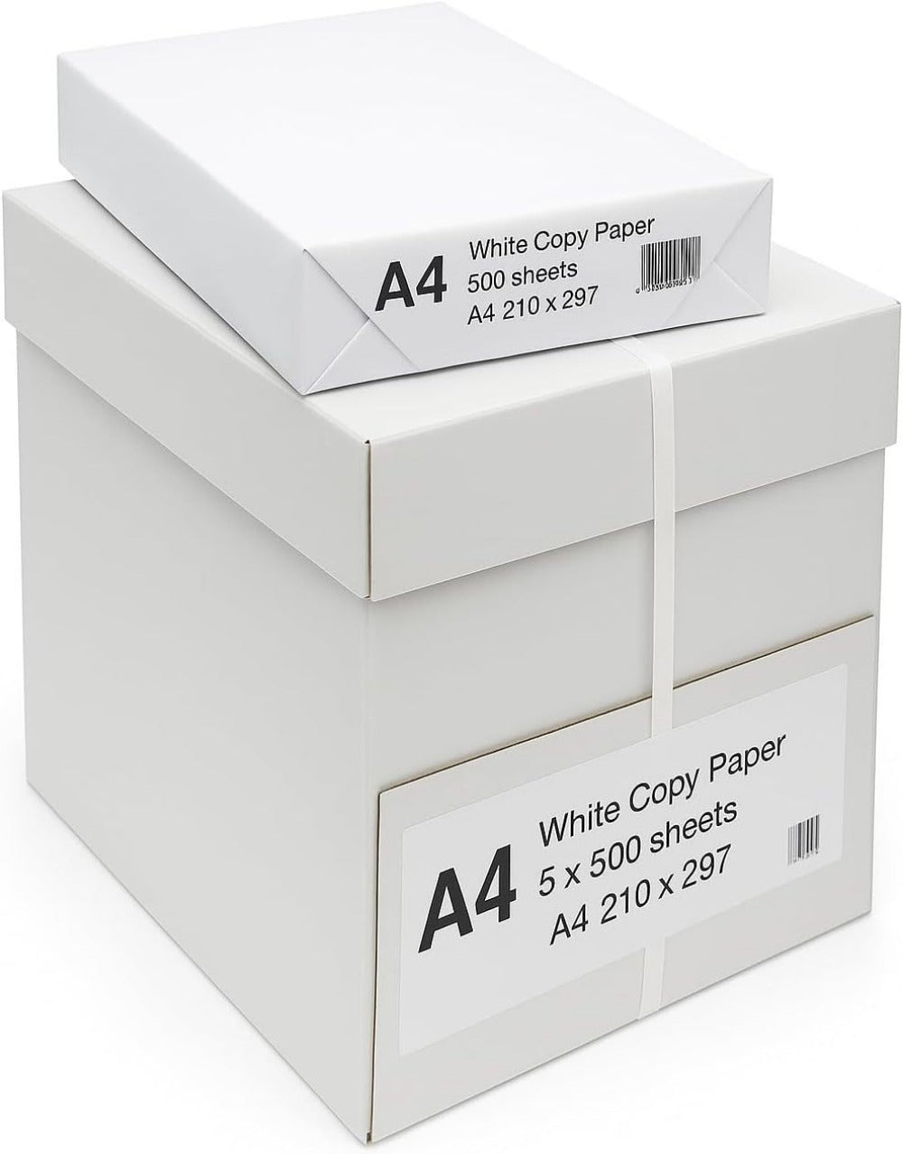 A4 Printer Paper 75gsm 2500 Sheets – 5 Reams Full Box | ColorLok Technology High Whiteness | Laser Inkjet Copier Compatible | Home & Office Printing Paper | UK