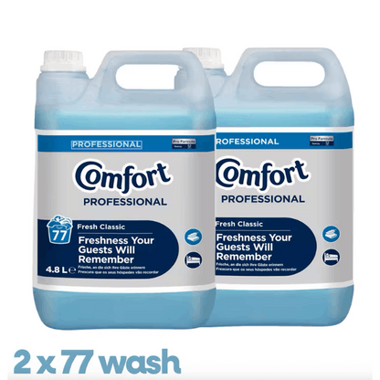 Comfort Professional Fresh Classic Fabric Softener - 2 x 4.8L (2 x 77 Washes)