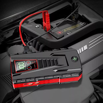 Car Jump Starter Pack -Booster Battery Charger Emergency Power Bank 6000A Peak, Portable Multi Function Car Jump Starter Emergency Booster, Car Emergency Mobile Power Battery Gasoline Diesel Car Starter With LED Flashlight, Suitable for suv, truck, diesel
