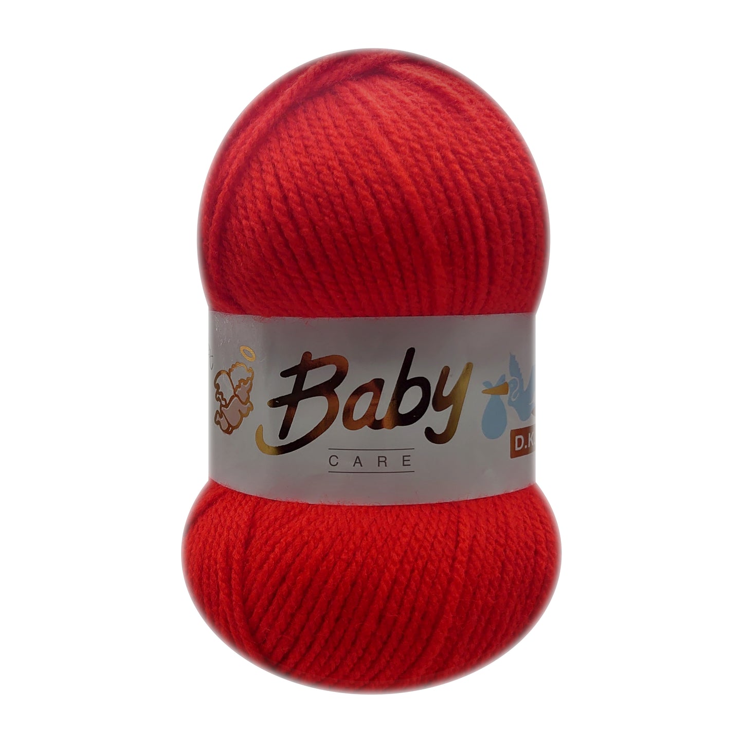 Woolcraft - Baby Care Double Knitting Yarn - 2 or 5 Pack of 100g Balls of 100% Acrylic Yarn - 13 Colours Available - Aqua, Beige, Baby Blue, Oyster, Denim, Lilac, Mint, Peach, Baby Pink, Rouge, Silver, White or Lemon - Perfect for Knitting or Crochet