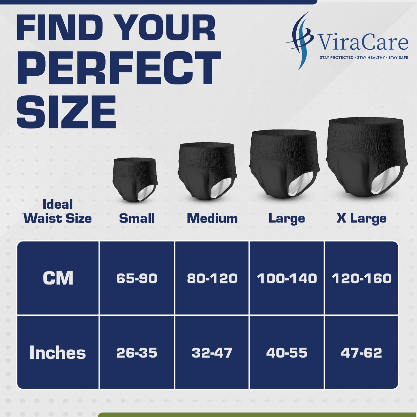 12 x Black Pull Up Pants Women & Men | Super Pull Up Pants | Adult Nappies | High Absorption and Soft-Stretch Waistband | Size S, M, L, XL | (1 Pack of 12)