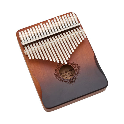 21-Key Thumb Piano Kalimba - Wooden Thumb Piano with Tuning Hammer & Accessories, Portable Acoustic Instrument - Perfect Beginner Gift for Stress Relief & Learning, Fun Instrument for Parties And Gatherings