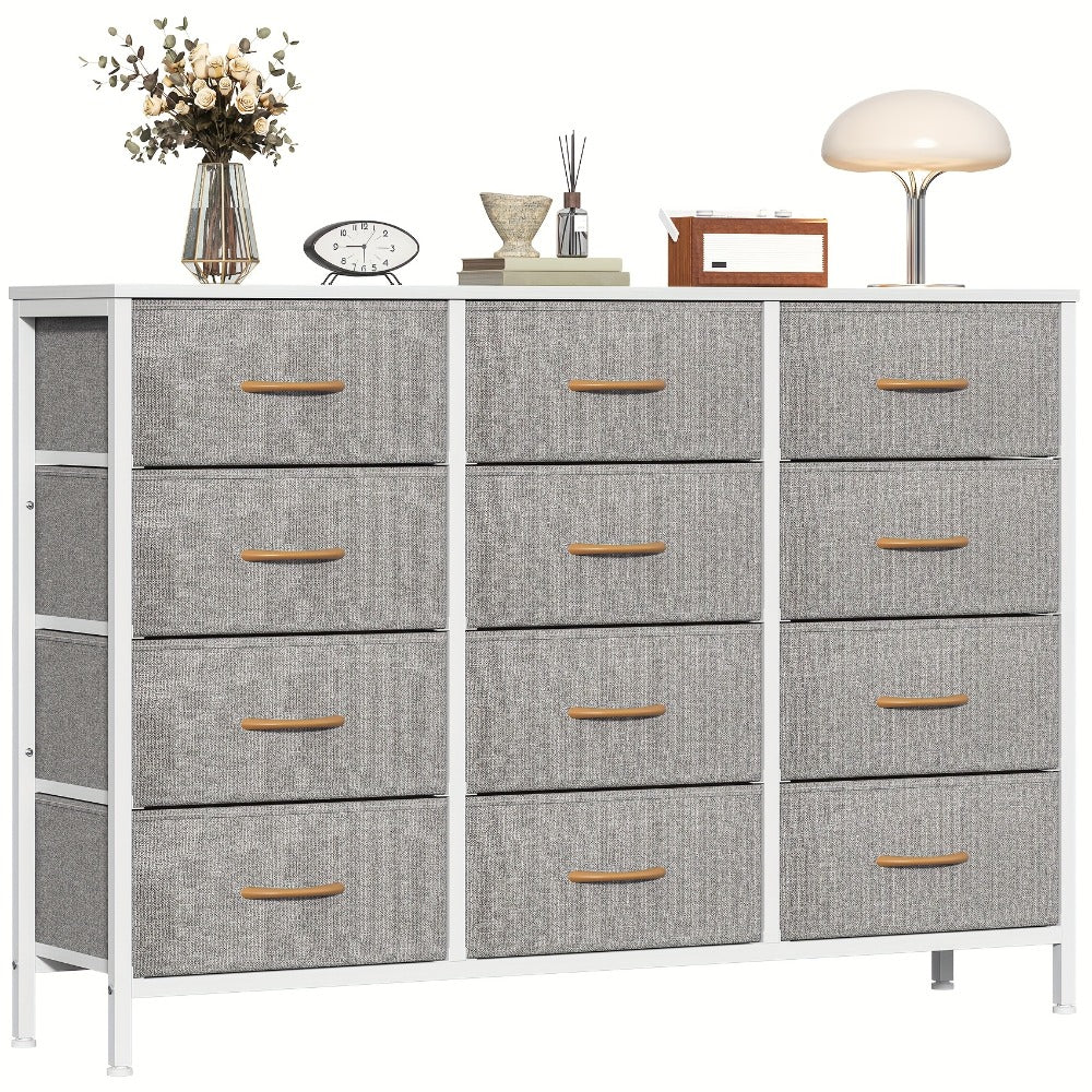 twelve-drawer fabric storage chest - colour or design option 7