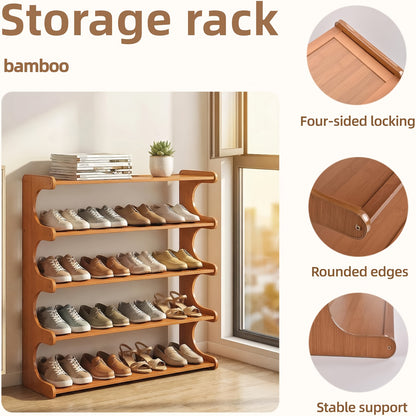 Corner Shoe Rack 8 Tier – Space-Saving Freestanding Shoe Storage Organiser for Hallway, Bedroom & Wardrobe, Multi-Layer Shoe Shelf for Home, Dorm & Rental, Holds Up to 24 Pairs