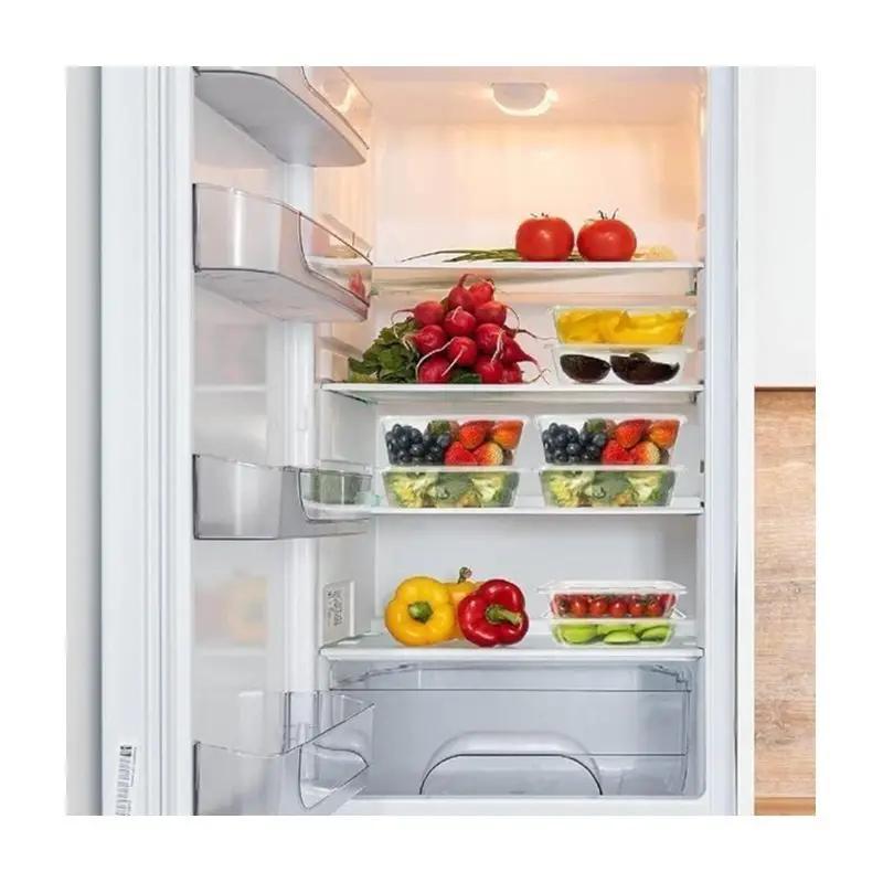 50 X 500ml Plastic Food Containers with Lids - Reusable Free Food Containers with Airtight Lids - Microwavable, Freezer and Dishwasher Safe