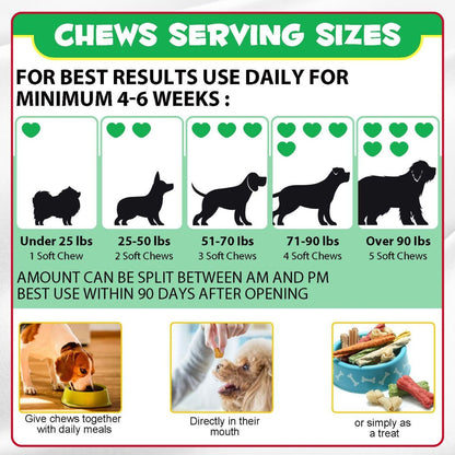 240 Probiotic Soft Chews for Dogs – Pre & Probiotic Blend with Pumpkin & Flaxseed, Supports Gut Flora, Digestion & Immune Health, All Breeds & Sizes