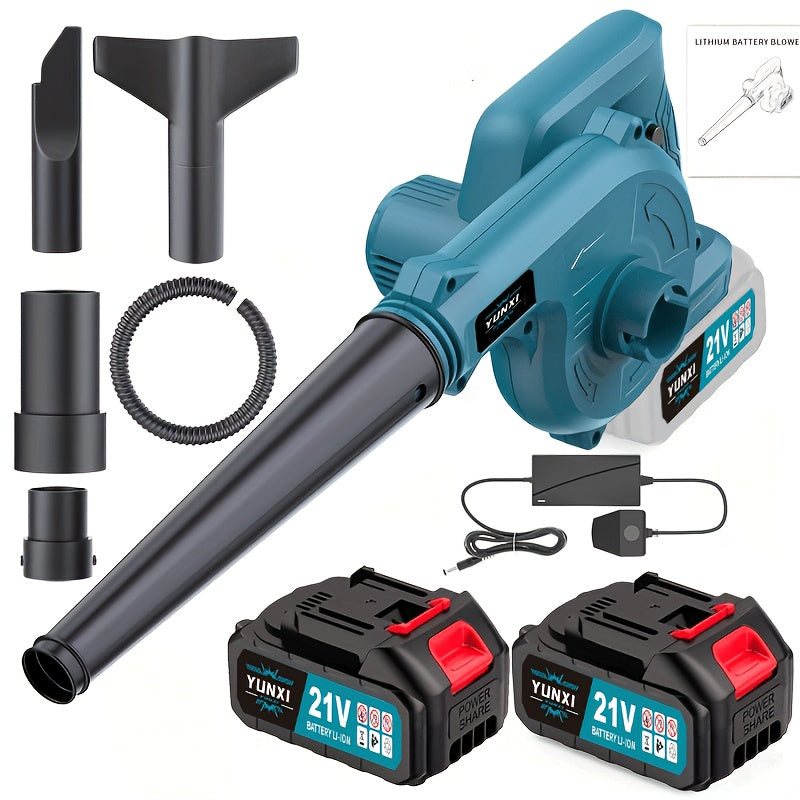 2025 Portable Wireless Leaf Hair Dryer, Hair Dryer, Equipped with Battery And Charger, Battery Powered, Compact Handheld Vacuum Cleaner, Efficient And Easy, Powerful Helper for Maintaining Lawns And Removing Fallen Leaves in The Courtyard