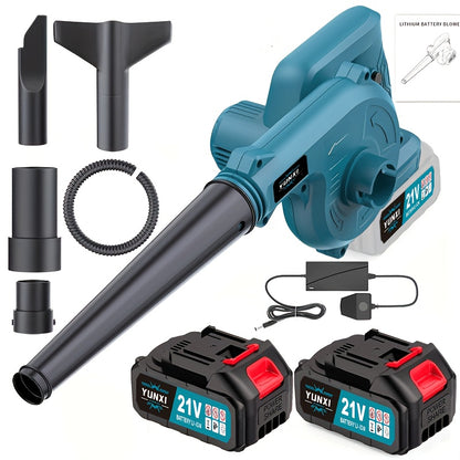 2025 Portable Wireless Leaf Hair Dryer, Hair Dryer, Equipped with Battery And Charger, Battery Powered, Compact Handheld Vacuum Cleaner, Efficient And Easy, Powerful Helper for Maintaining Lawns And Removing Fallen Leaves in The Courtyard