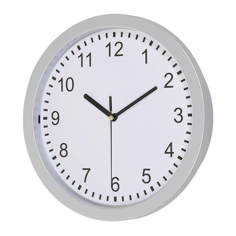 1PC multi-functional clock wall clock with fun thick frame and durable gold/white clock, 25*25*7CM