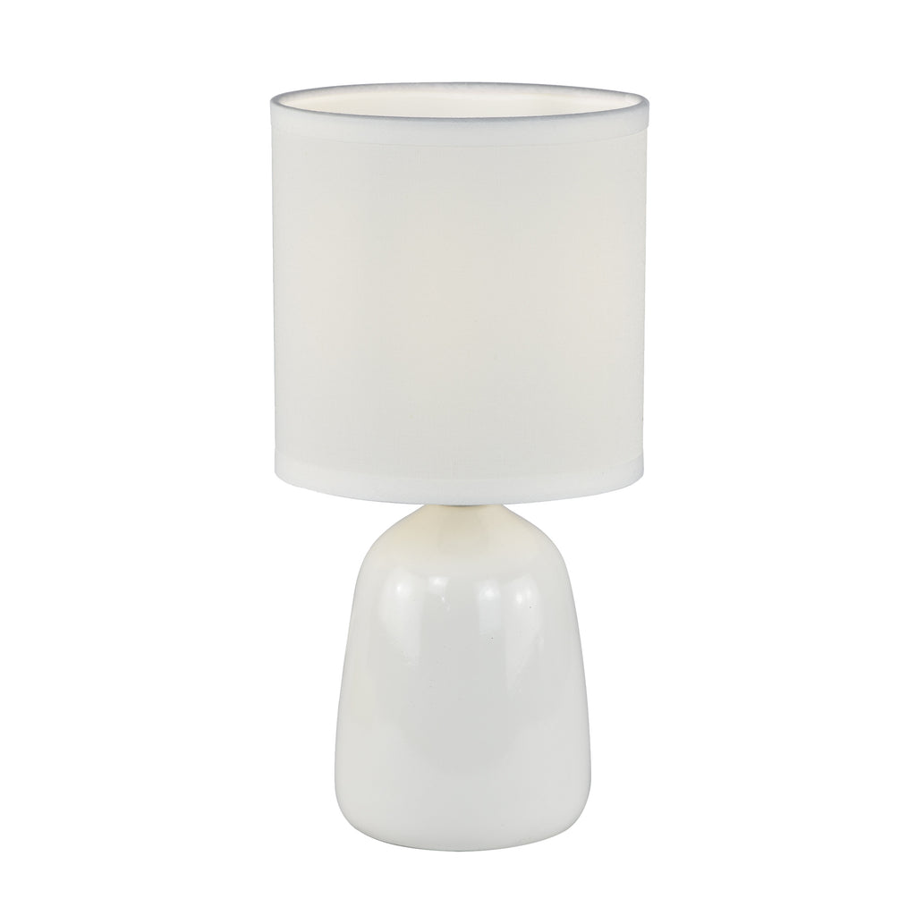 Cleo White Ceramic Table Lamps - Set of Two