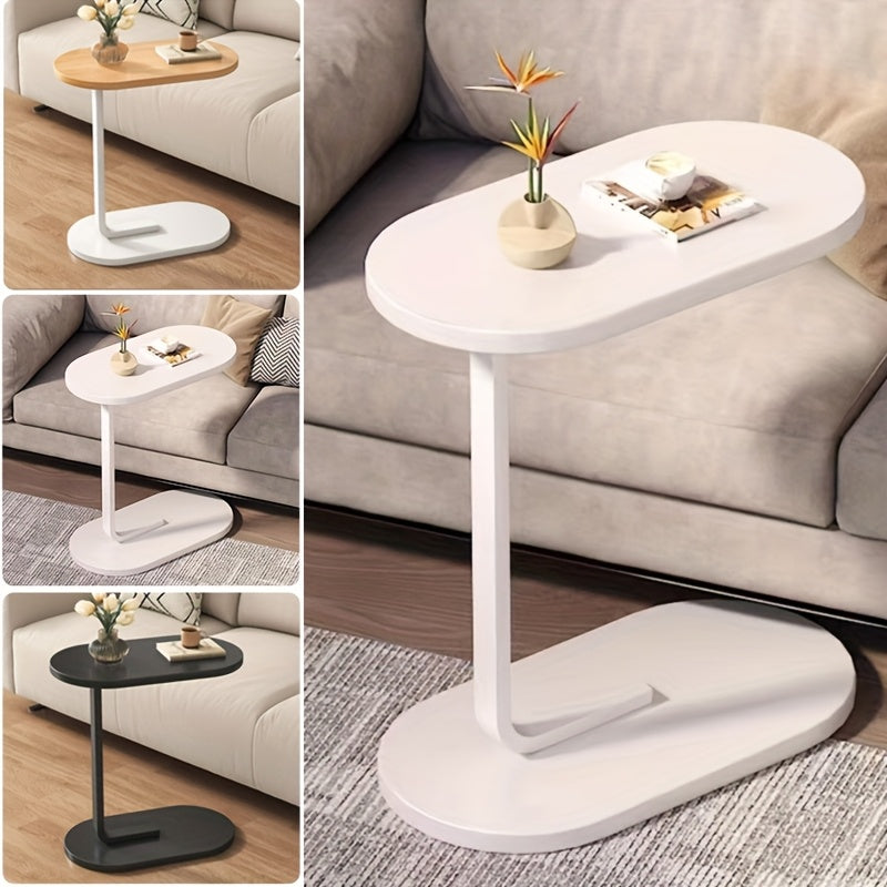 C-Shaped Coffee Table Bed Sofa Side End Table Laptop Notebook Desk Living Room