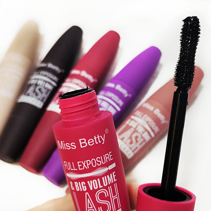 6 Packs Random Color Full Exposure And Big Volume Lash Mascara, Waterproof Long-Lasting Mascara Black Volume And Length Natural, Exquisitely Full, Lengthening Thickening Softer Fuller Lashes Amplify Smudge-Proof Eyelash Mascara