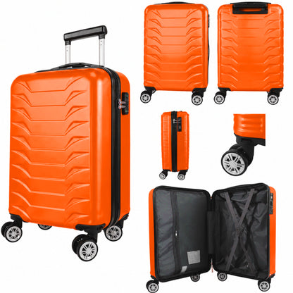 Direct Luggage Underseat Cabin Case 40 x 25 x 20 cm RyanAir Approved Size with Combination Lock and Detachable 360° Wheels T-HC-US-1627