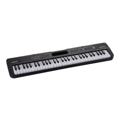 61-Key Multifunctional Portable Entertainment Keyboard Suitable for Beginners with Preset/60 Demo Songs 200 Tones 200 Rhythms Percussion Instruments Ideal Music Gift for Christmas Halloween Thanksgiving