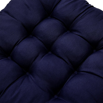 4pcs Solid Coloured Chair Cushions - Machine Washable and Durable, with A Knitted Design for Comfort and Support, Suitable for Garden, Dining and Office Chairs 40*40*5 Cm, Multi-colour Choice
