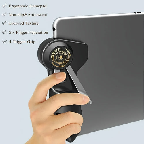 [Tablet Game Assistant] Portable Grip Ergonomic Design Mobile Game Grip, Shooting Button Assistant PUBG Mobile Game Assist Shooting Target with Shooting Trigger Tablet Game Additions Enhance Gaming Experience Birthday/Christmas/Boy Gifts