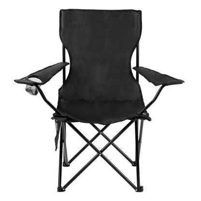 Taylor & Brown Set of 2 Lightweight Folding Camp Chair - Portable Chairs with Cup Holder, Side Pocket and Bag Perfect for Camping, Festivals, Garden, Fishing, Beach and BBQs, Camping Chair