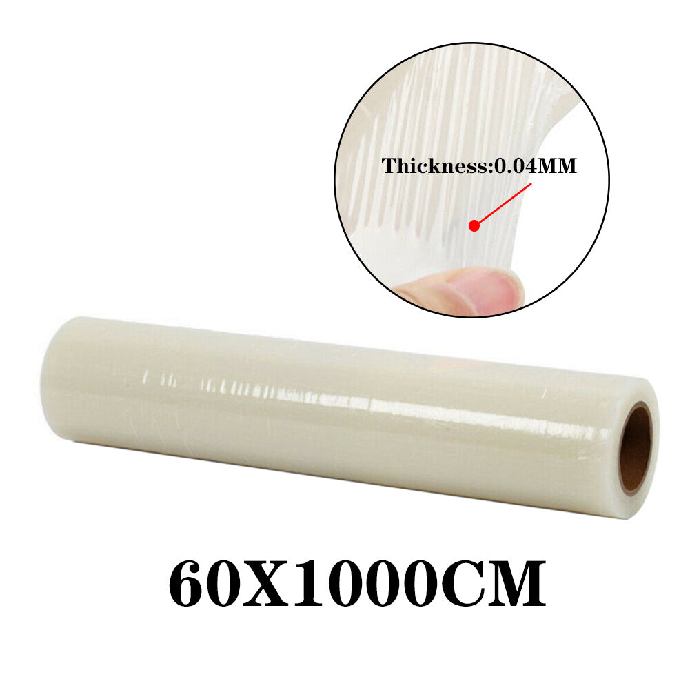 1Roll Self Adhesive Clear Carpet Protector Film Temporary Protecting Floor Dust Sheet Cover, Stairs Home Office Hotel Floor Carpet Protector Roll, Home Renovation Furniture Covering Film, 60cm*100m