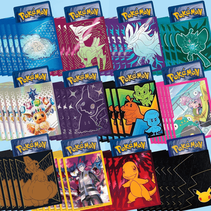 Elite Trainer Box Sleeves for Pokémon - 65pcs | Random Selection, Protection for Collectible Cards