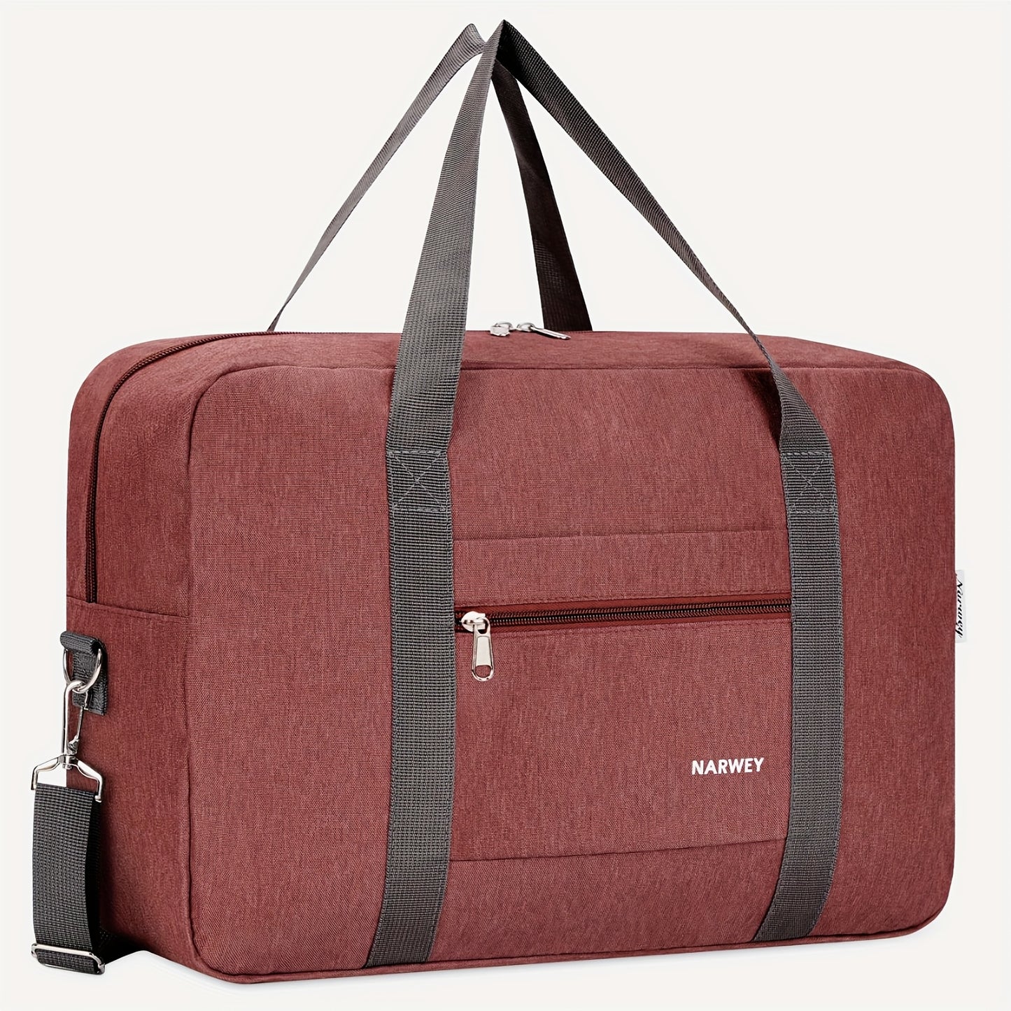 Lightweight Underseat Weekend Tote Bag for Men & Women - Durable Overnight Travel Holdall with Shoulder Strap, Spacious Interior, Easy-Clean Fabric & Reinforced Stitching - Must-Have Carry-On Gift for Holiday Travel, 2025 Christmas Gift