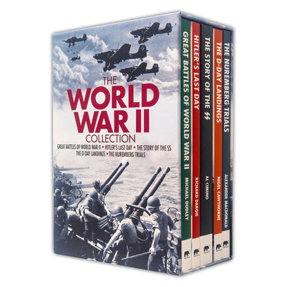 The World War II Collection 5 Books Set (The Nuremberg Trials, The D-Day Landings, The Story of the SS, Last Day, Great Battles of World War 2)
