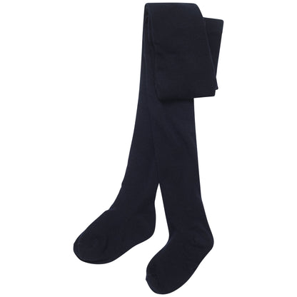 Pack Of 6 Girls Tights, School Uniform Multipack Soft Cotton Rich Winter Tights (3-12 Years)