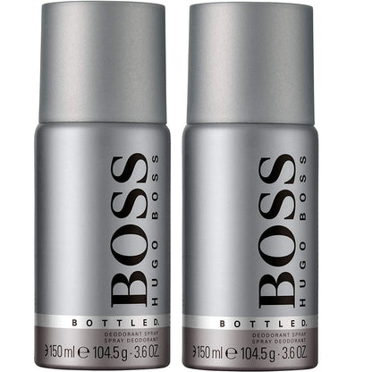 Hugo Boss Bottled 150ml Mens Deodorant 2 Pack