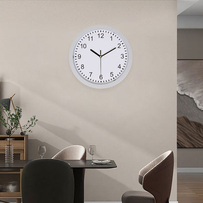 1PC multi-functional clock wall clock with fun thick frame and durable gold/white clock, 25*25*7CM