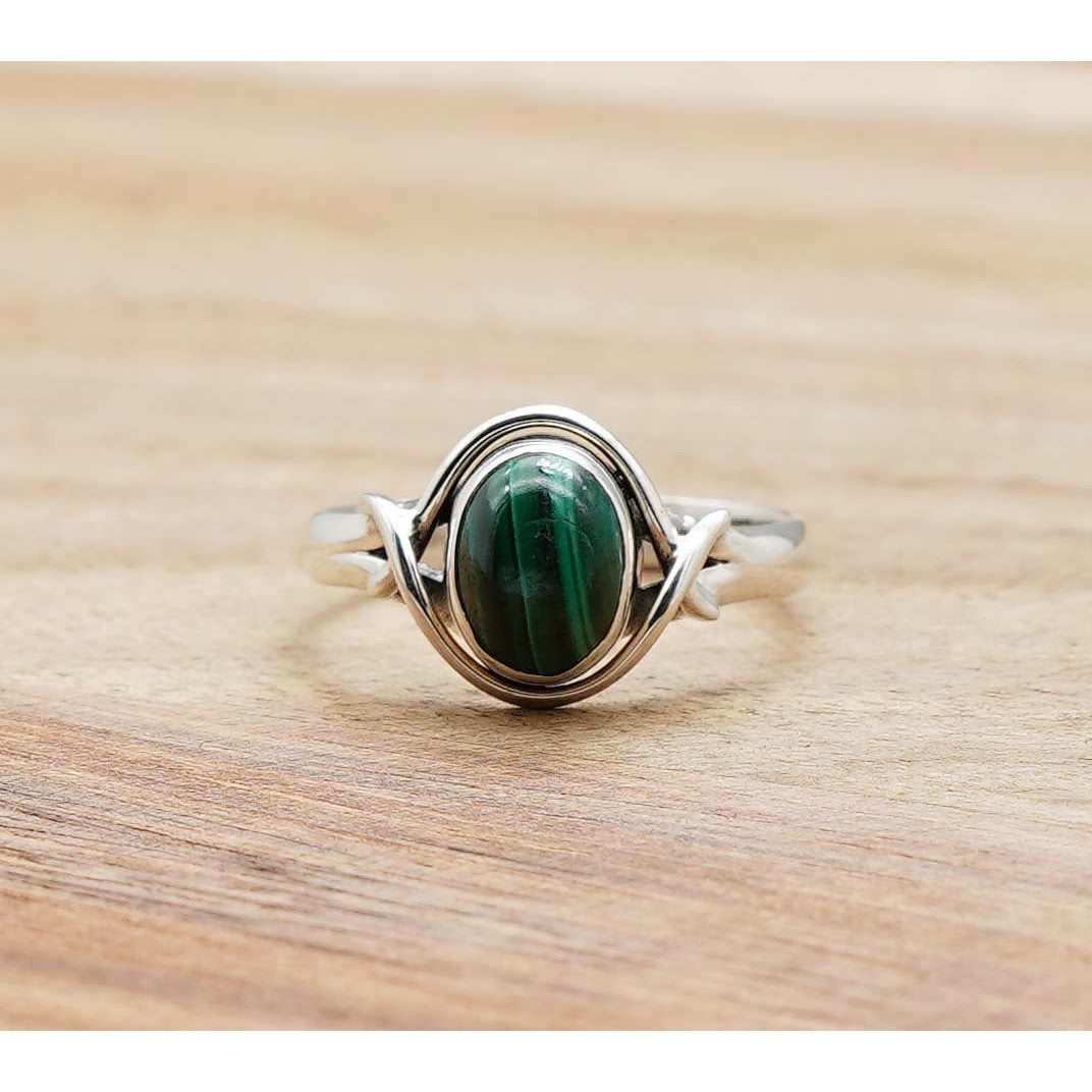 925 Sterling Silver Natural Gemstone Designer Ring~ Natural Gemstone Ring ~ Amethyst, Labradorite, Rainbow Moonstone, Carnelian, Malachite, Gift For Birthday