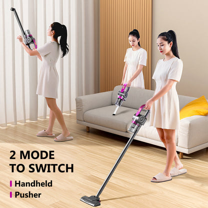4-in-1 Handheld Vacuum Cleaner Ultra Lightweight Cordless Stick Vacuum, 8000 Pa Powerful Suction- High-Speed Motor, Vacuuming & Mopping & Sweeping, Suitable for Home, Carpets, Pet Hair Cleaning, Easy to Operate and Store, 60dB Low Noise, 3000 mAh, Carpet