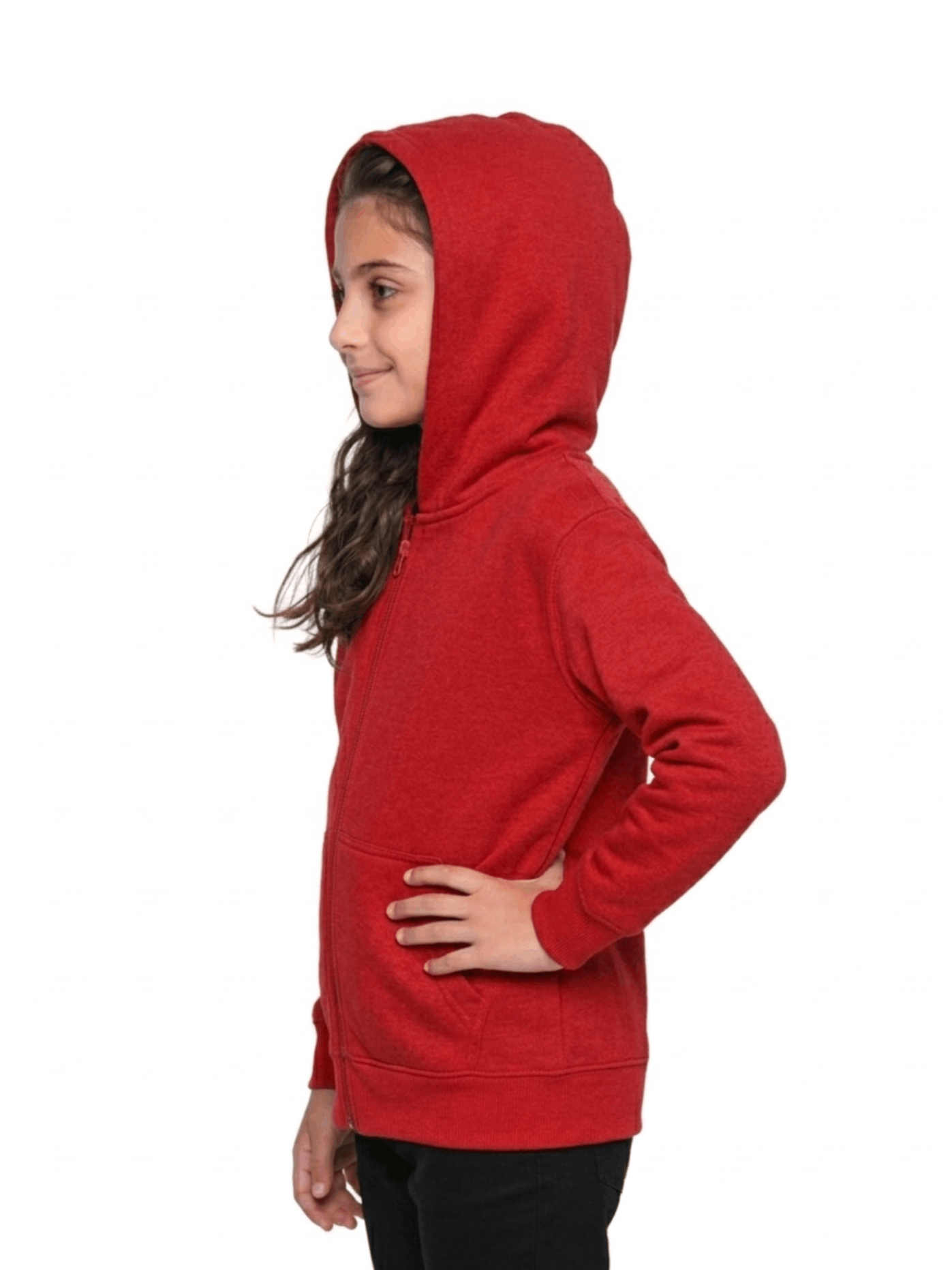 GW CLASSY OUTFIT Boys Girls Casual Fleece Hoodie Kids Lightweight Zipper Sweat Shirt Soft and Comfortable for School and Everyday