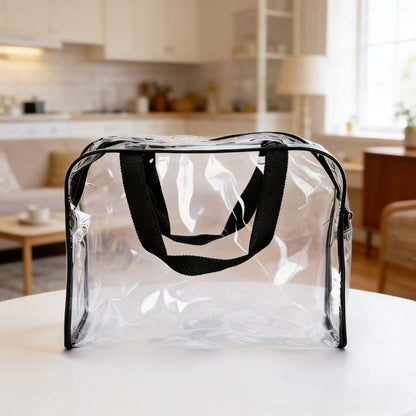 5pcs Stylish Storage Bag| Durable Multi-Purpose Organizer with Sturdy Zipper and Handle, Ideal for Travel, Clothes- Perfect Gift for Mother's Day, Shelf Baskets