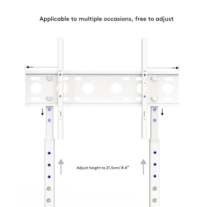 Extra Large Floor TV Stand, TV Mount Adjustable Height Free Standing for 32”-65” LED LCD Home Office