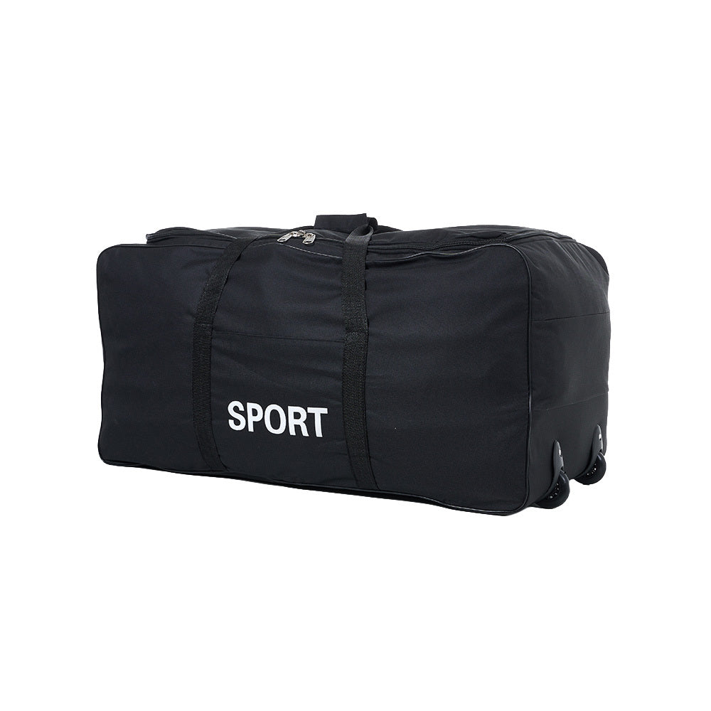 Large Capacity Thick Storage Bag, Oxford Cloth Wheeled Luggage Packing Bag, Moving Duffle Bag Perfect for Moving House, Travel Trips, Home Organization, Durable Wheeled Luggage Bag That Holds Clothes, Bedding, Daily Essentials for Relocation, Short Vacati