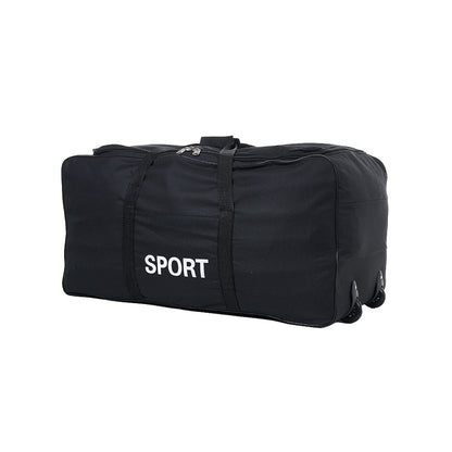 Large Capacity Thick Storage Bag, Oxford Cloth Wheeled Luggage Packing Bag, Moving Duffle Bag Perfect for Moving House, Travel Trips, Home Organization, Durable Wheeled Luggage Bag That Holds Clothes, Bedding, Daily Essentials for Relocation, Short Vacati