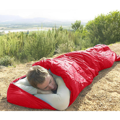 SINGLE SLEEPING BAGS CAMPING RECTANGULAR ENVELOPE ZIP UP ADULT