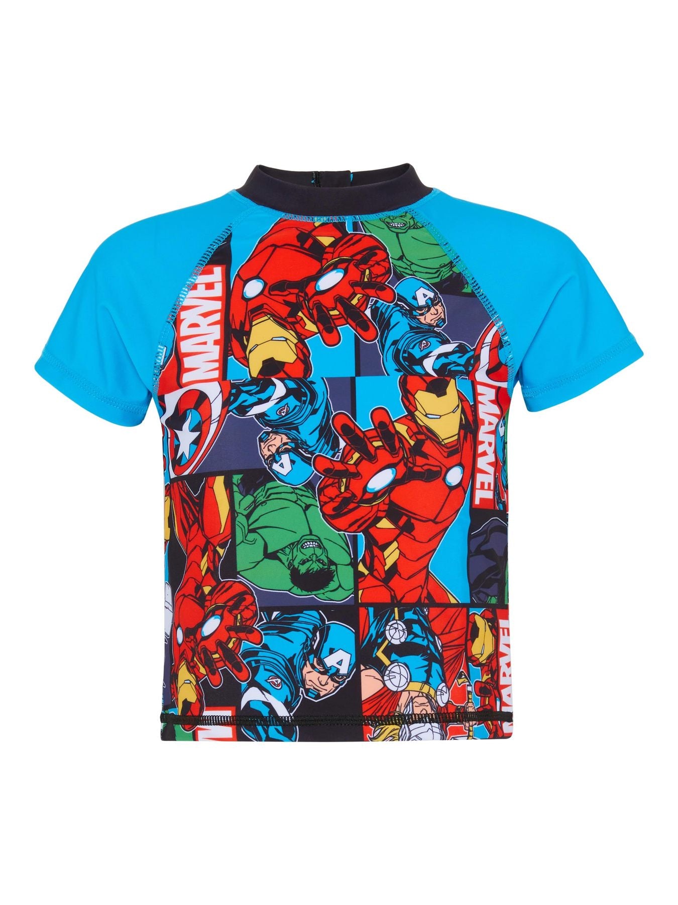 Avengers 2pcs Boys Swim Suit - Hulk, Iron Man, Captain America, Thor 2-10 Yrs