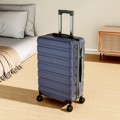 20" Suitcase Lightweight 4 Wheel Spinner Hard Shell ABS Luggage Hold Check in Travel Case Cabin Suitcase Carry On Suitcase, Hard Shell Suitcase with 4 Wheels Cabin Luggage Blue B