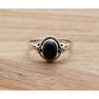 925 Sterling Silver Natural Gemstone Designer Ring~ Natural Gemstone Ring ~ Amethyst, Labradorite, Rainbow Moonstone, Carnelian, Malachite, Gift For Birthday